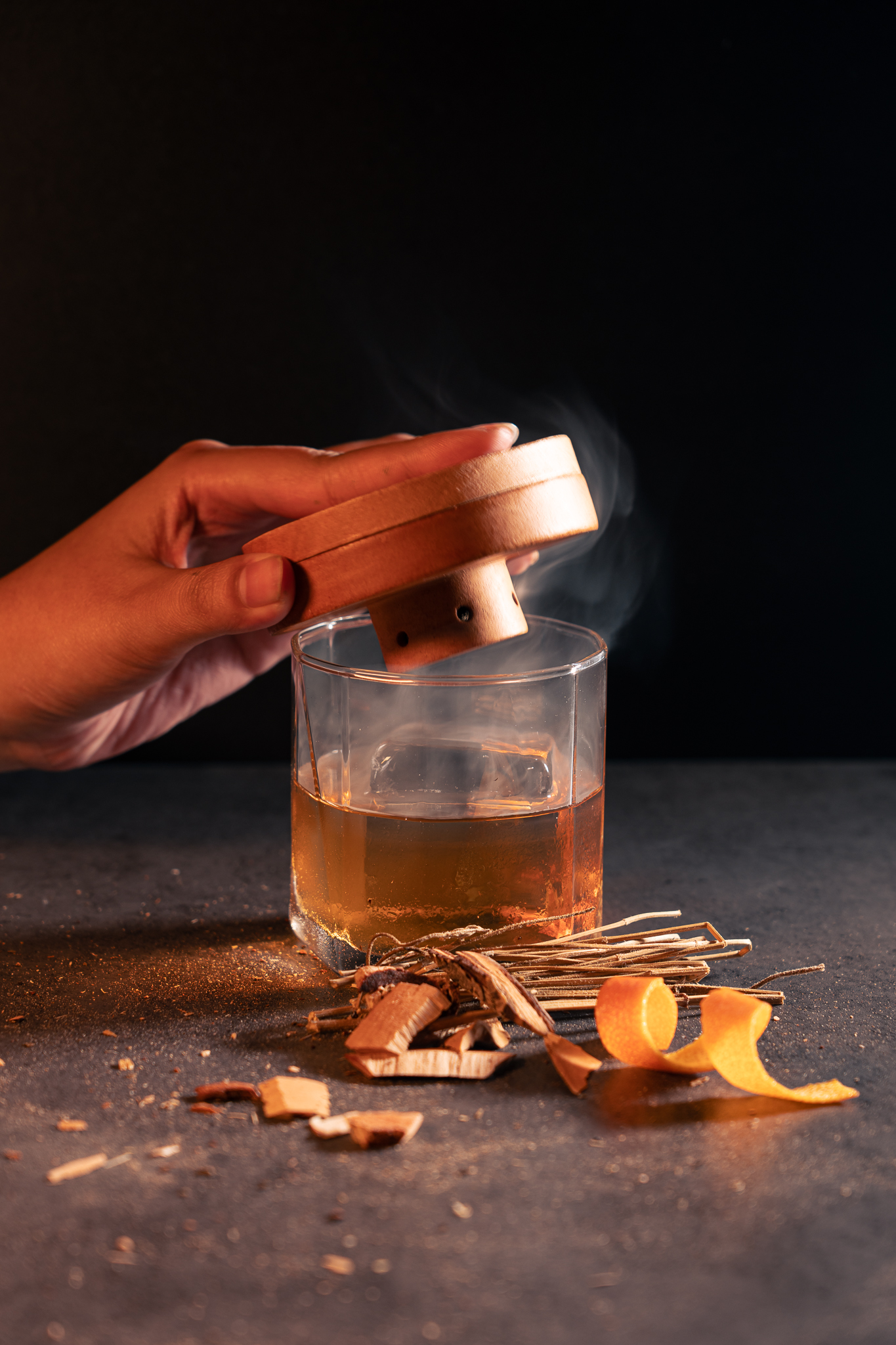 Smoked Old Fashioned