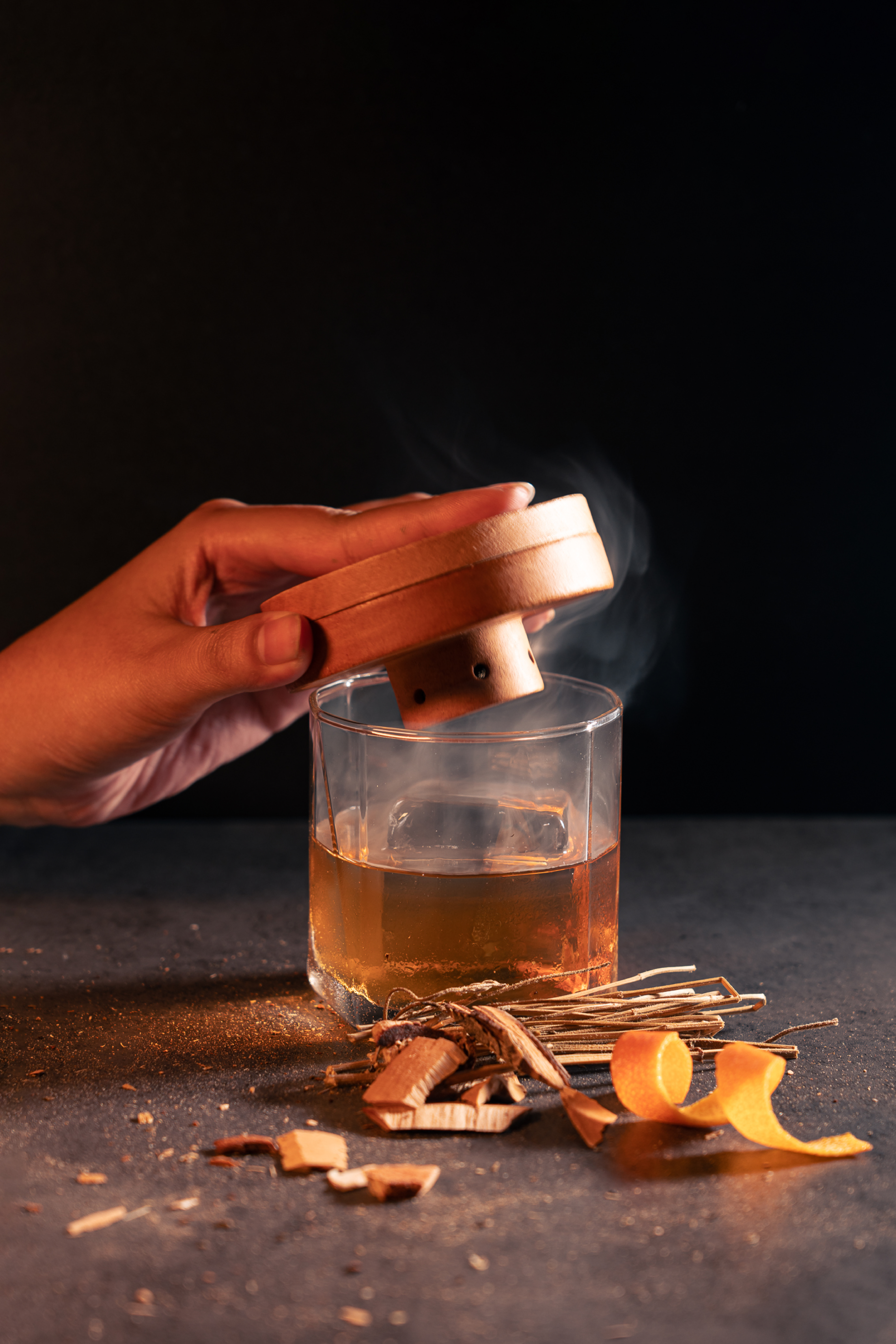 Smoked Old Fashioned